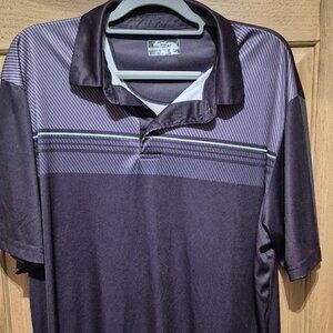 XL Ben Hogan Striped Golf Shirt